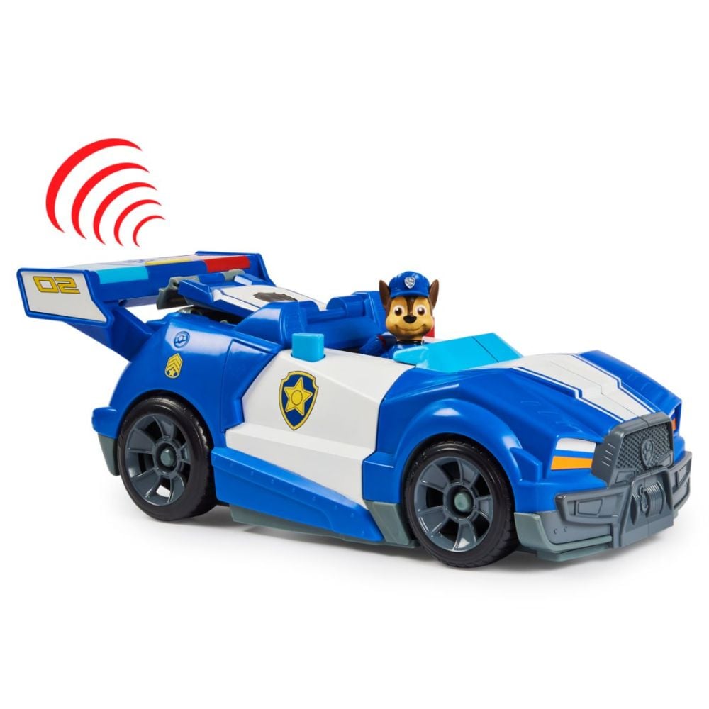 Jucarie interactiva, Paw Patrol, masina de politie cu motocicleta