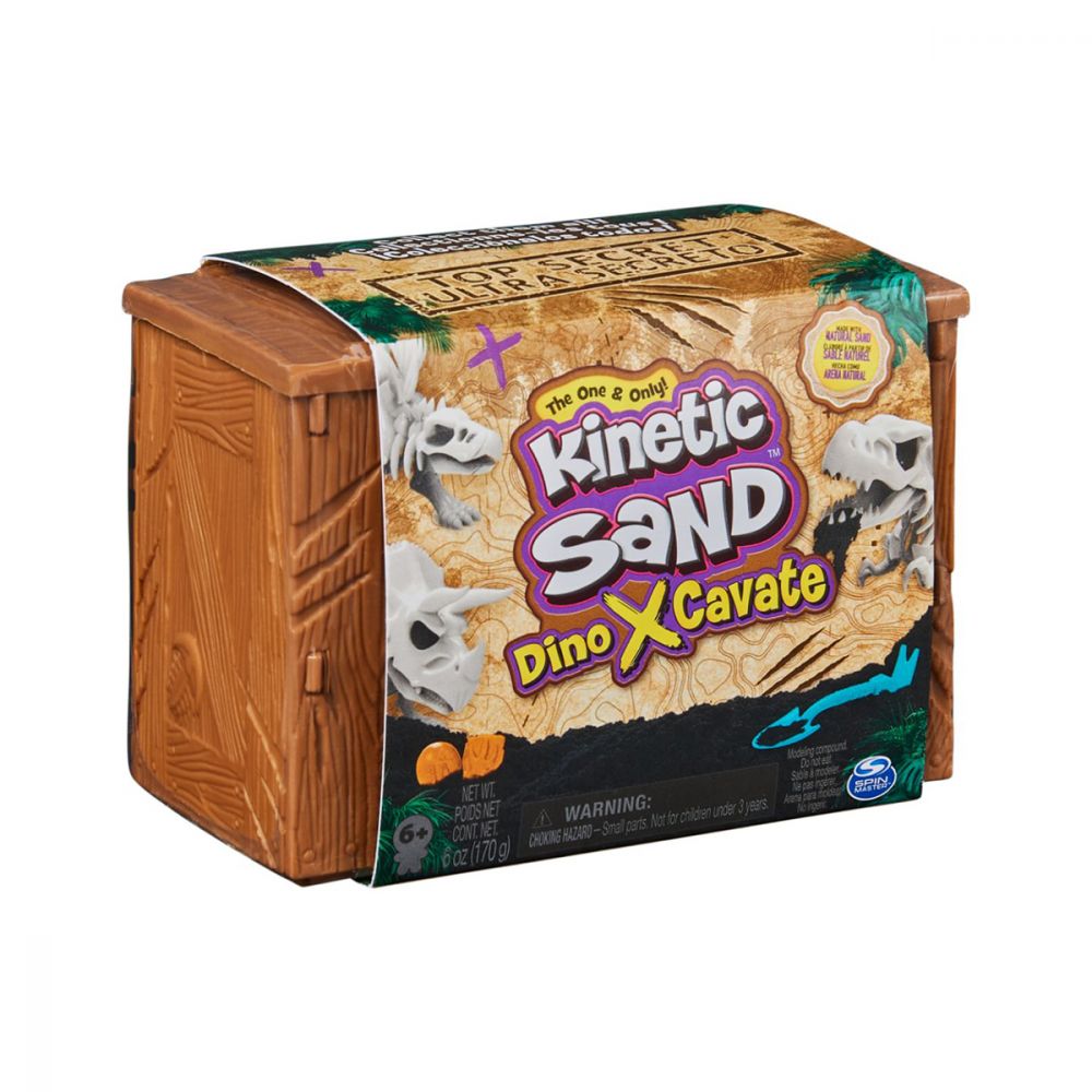 Set nisip, Kinetic Sand, Dino, 170 g