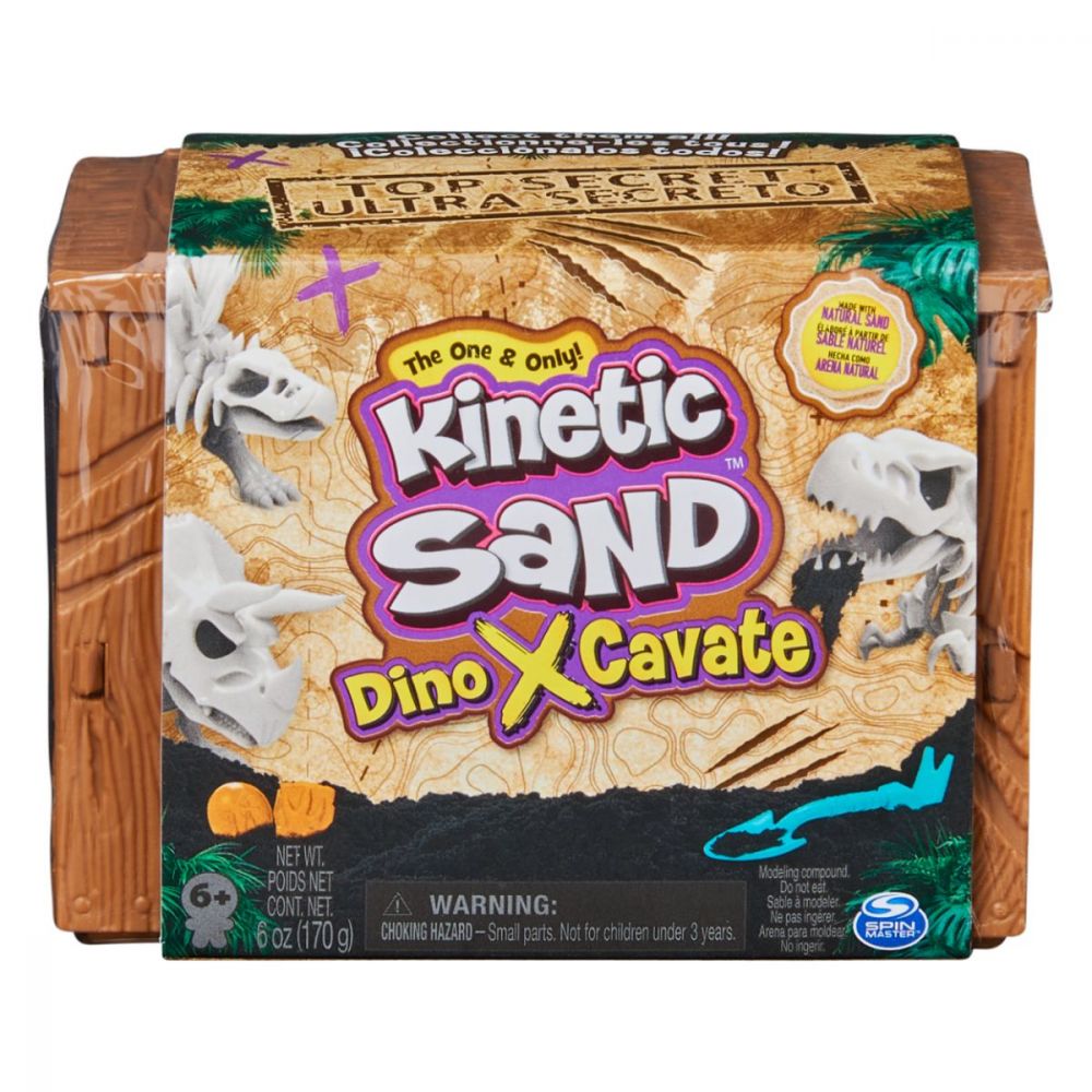 Set nisip, Kinetic Sand, Dino, 170 g