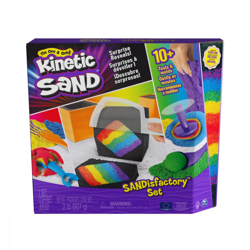 Set nisip, Kinetic Sand, Sandisfactory, 900g
