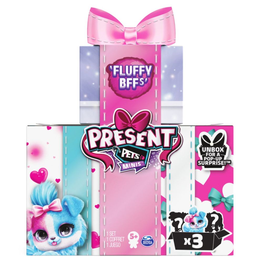 Pachet surpriza, Present Pets, Mini animalut de companie, Fluffy