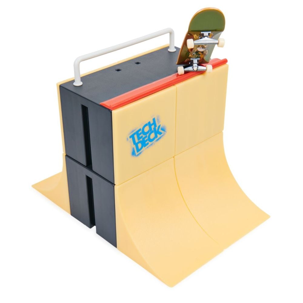 Set mini skateboard cu rampa, Tech Deck, Big Vert Wall, 20139395
