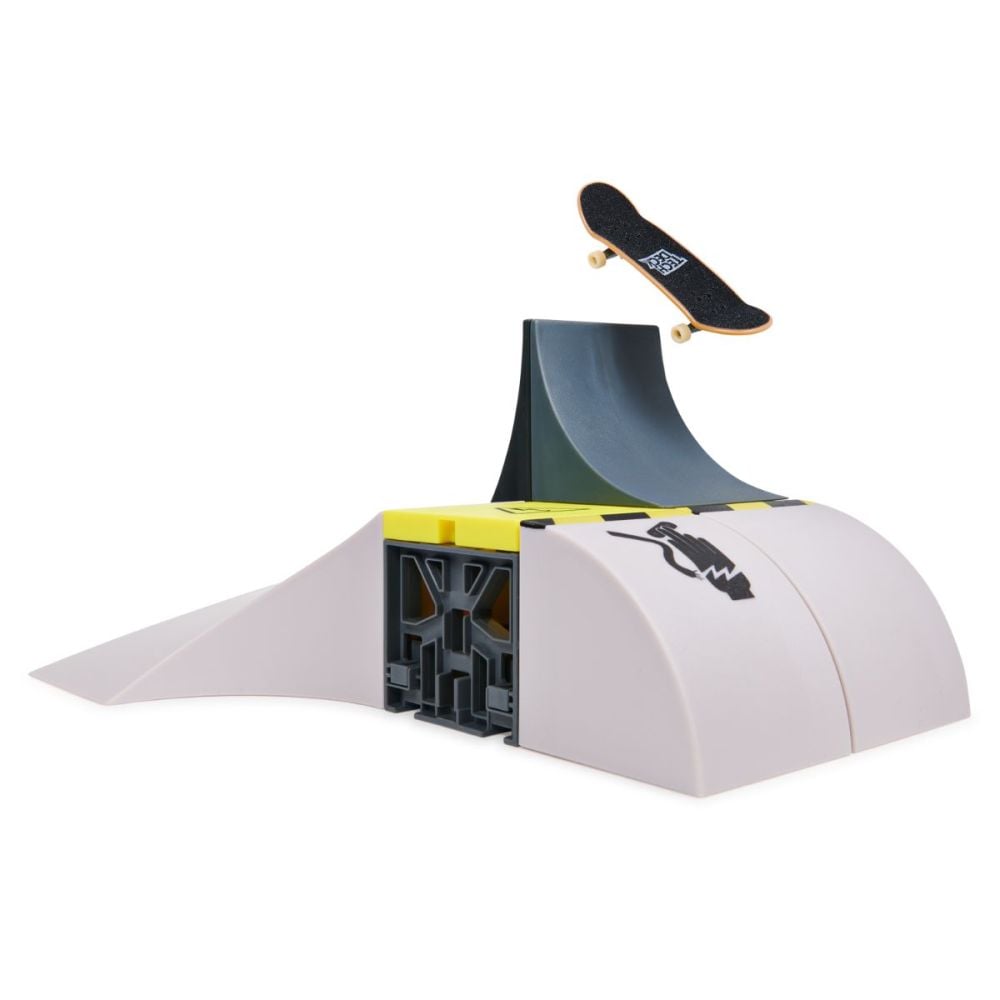Set mini skateboard cu rampa, Tech Deck, Power Flippin, 20139397