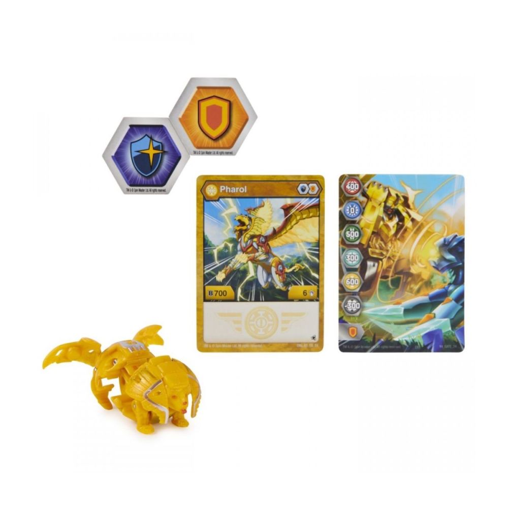 BAKUGAN Evolutions 2022 – Aurelus Pharol 5,1 Cm Sammelfigur Mit Karten, Gold-Edition, Für Kinder Ab 6 Jahren