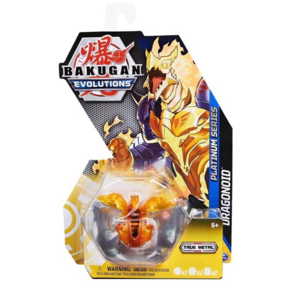 Figurina Bakugan Evolutions, True Metal, Dragonoid, 20135942