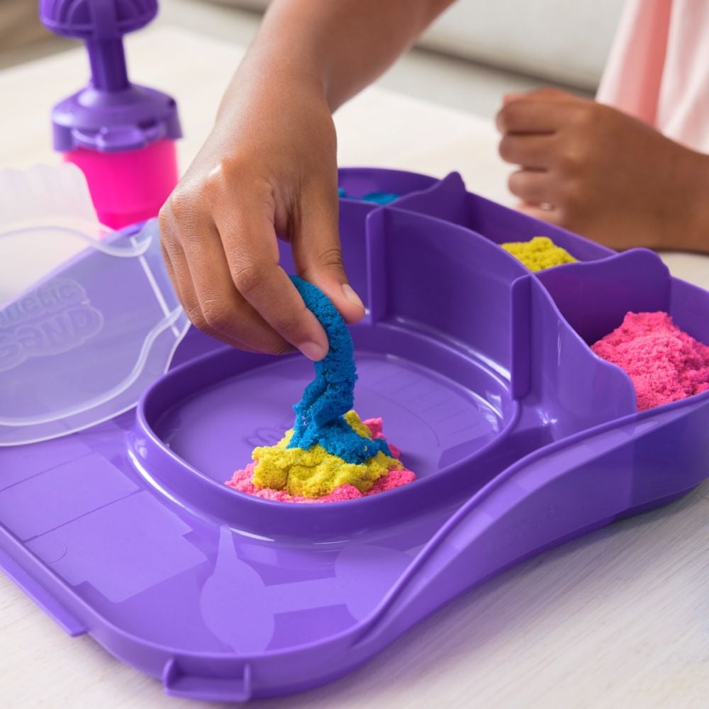 Set de joaca cu nisip, Kinetic Sand, SquishMotion, 6069401 | Noriel