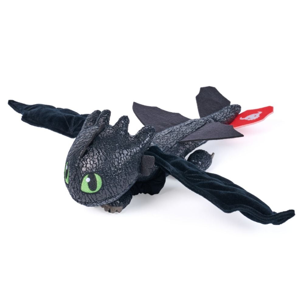 Jucarie de plus, DreamWorks Dragons, Hug and Glide Toothless, 30 cm, 6072913