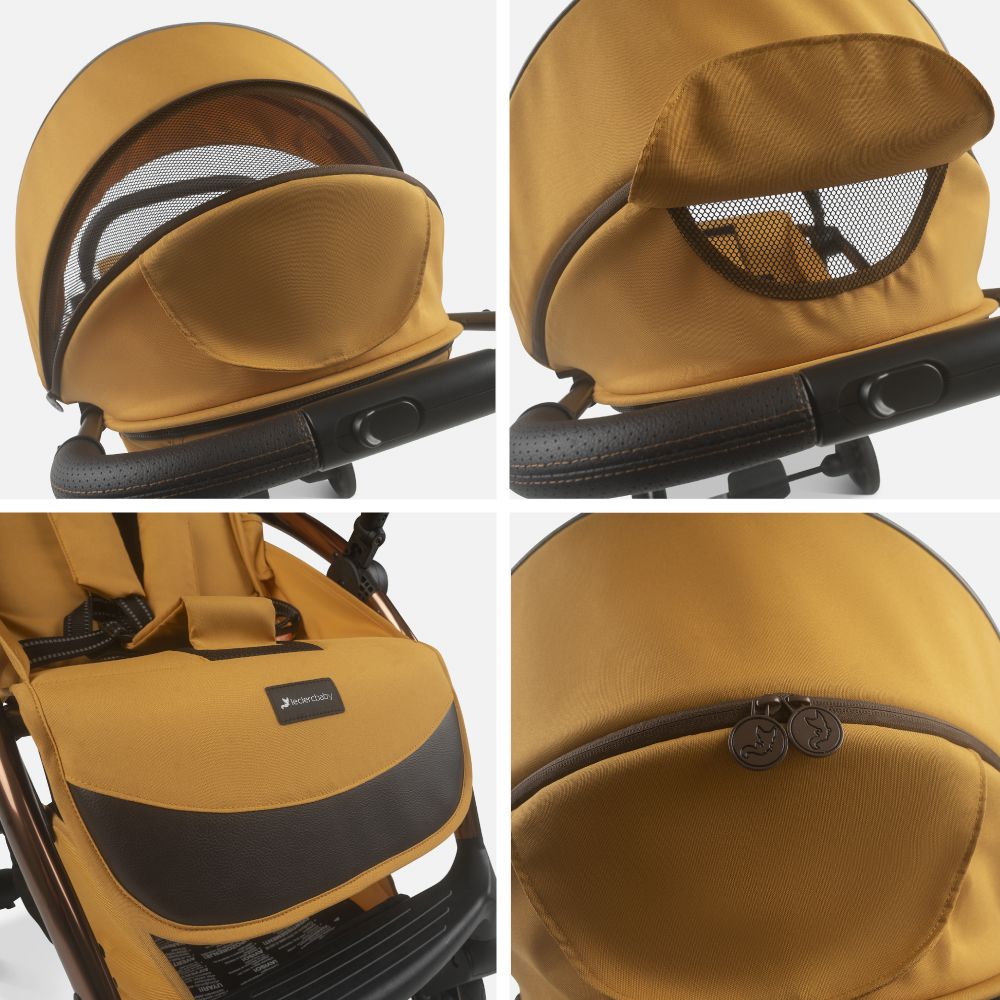 Carucior Leclerc, Influencer Air, Golden Mustard
