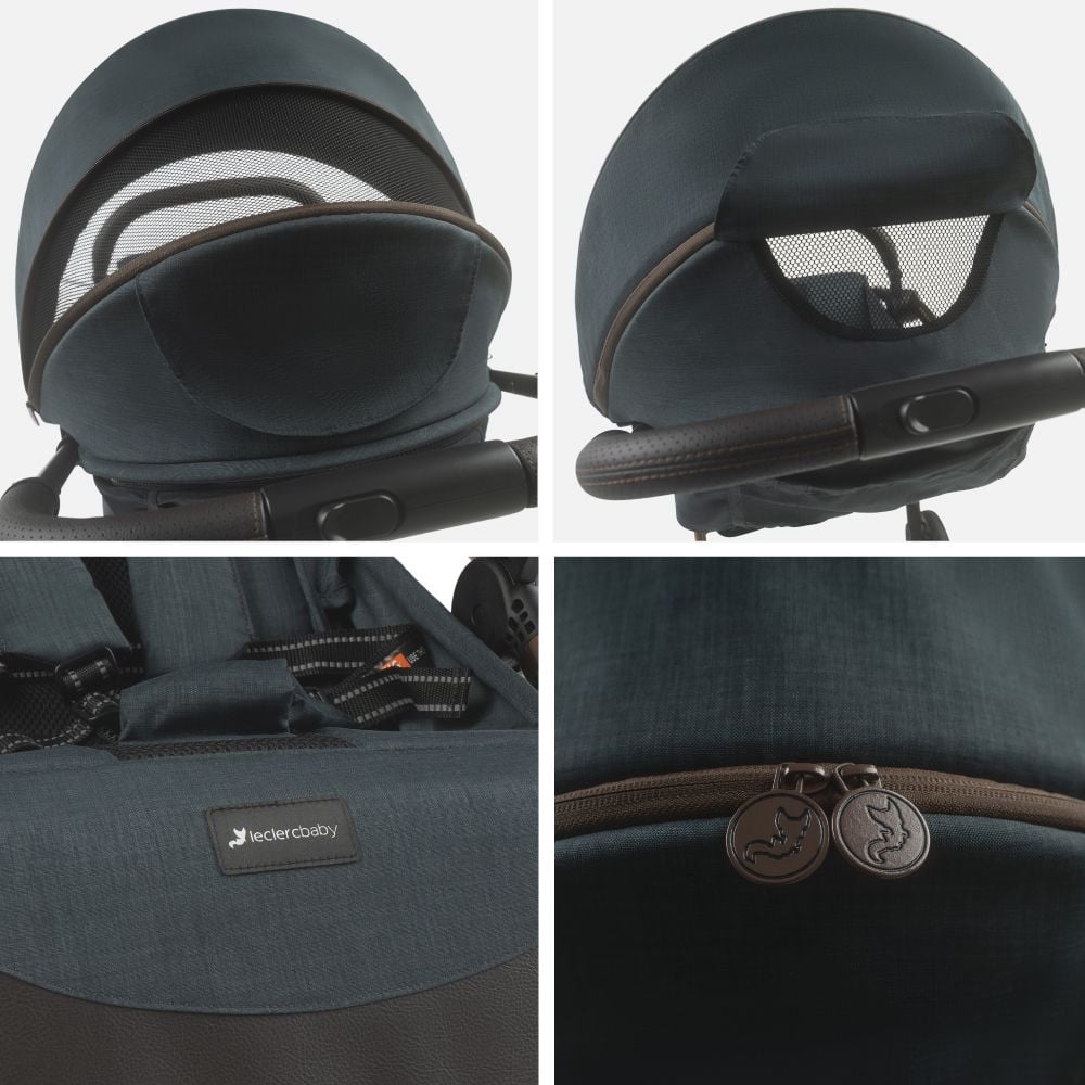 Carucior Leclerc, Influencer Air, Denim Blue