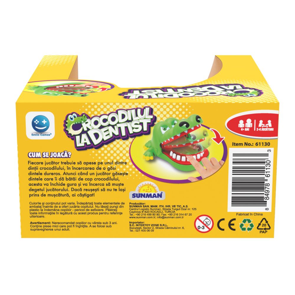 Joc interactiv, Smile Games, Crocodilul la dentist | Noriel