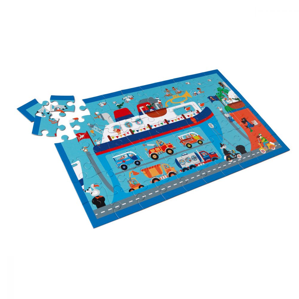 Puzzle Scratch, Feribot, 60 piese