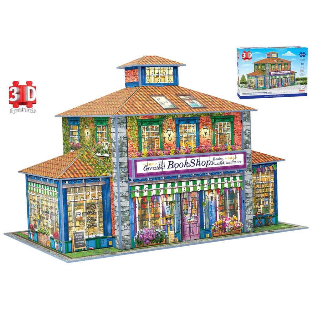 Puzzle 3D, Eurographics, Librarie, 1389 piese