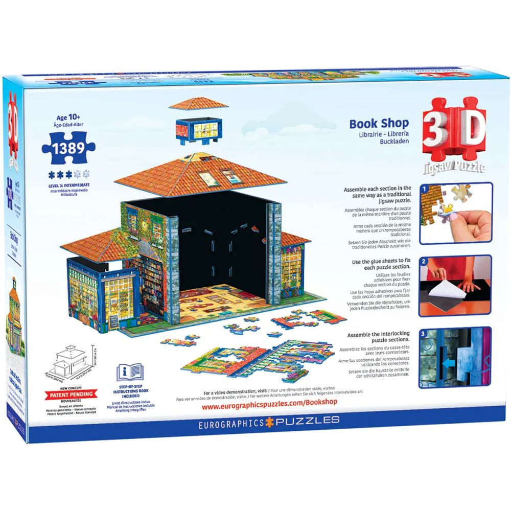 Puzzle 3D, Eurographics, Librarie, 1389 piese