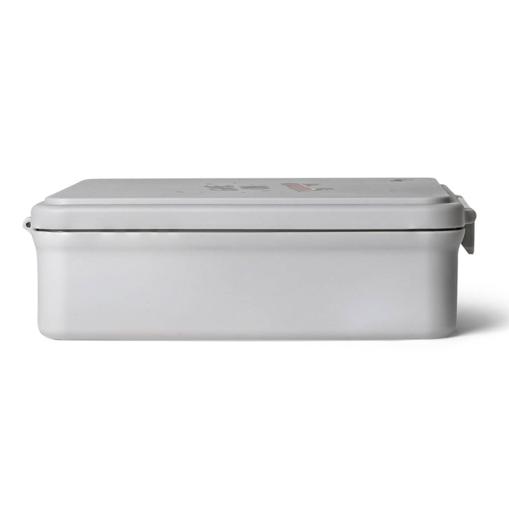 Caserola pentru pranz cu 4 compartimente si 1 borcan termoizolant, Citron,  Cool Kids
