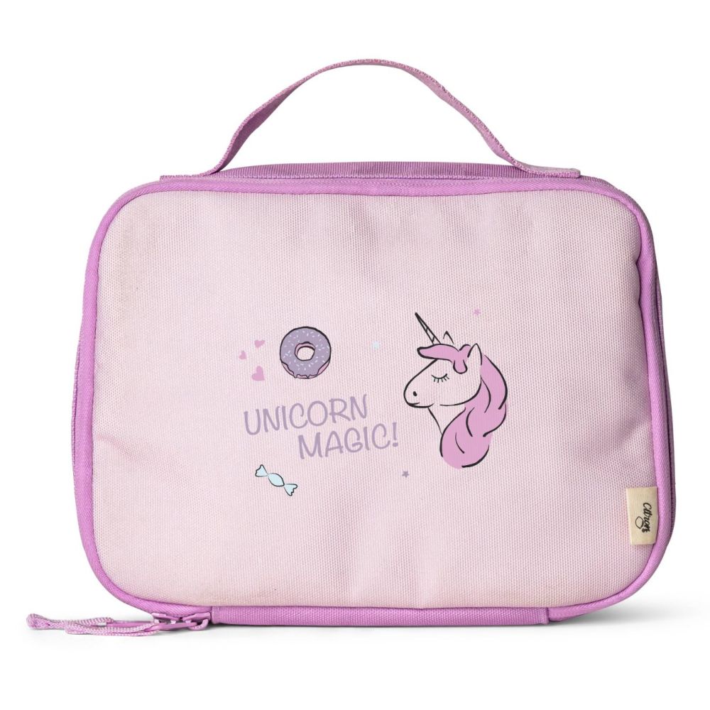 Geanta termoizolanta pentru pranz cu maner, Citron, Unicorn, Colectia 2024