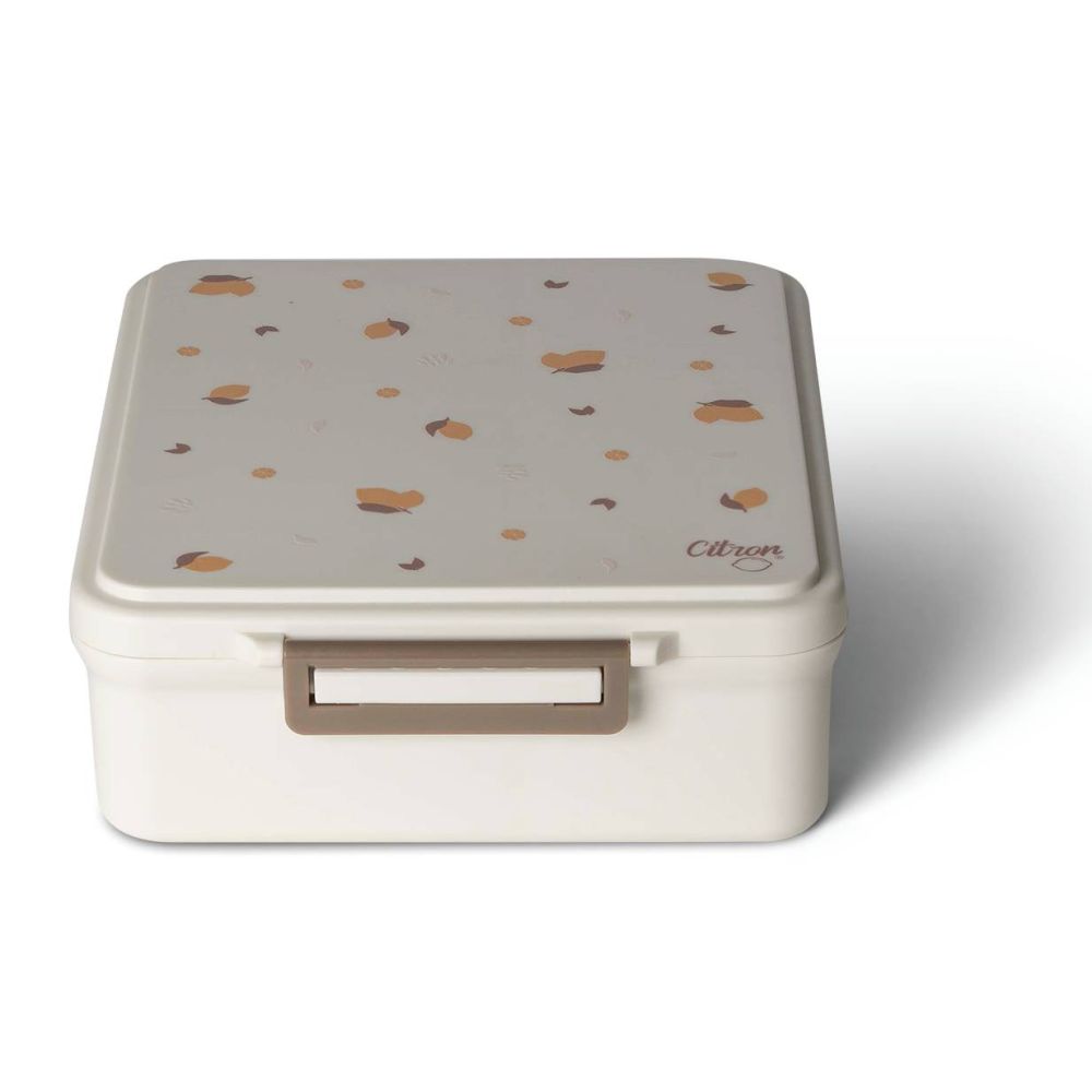 Caserola cu 4 compartimente si 1 borcan termoizolant, Citron, Lamaie, 250 ml