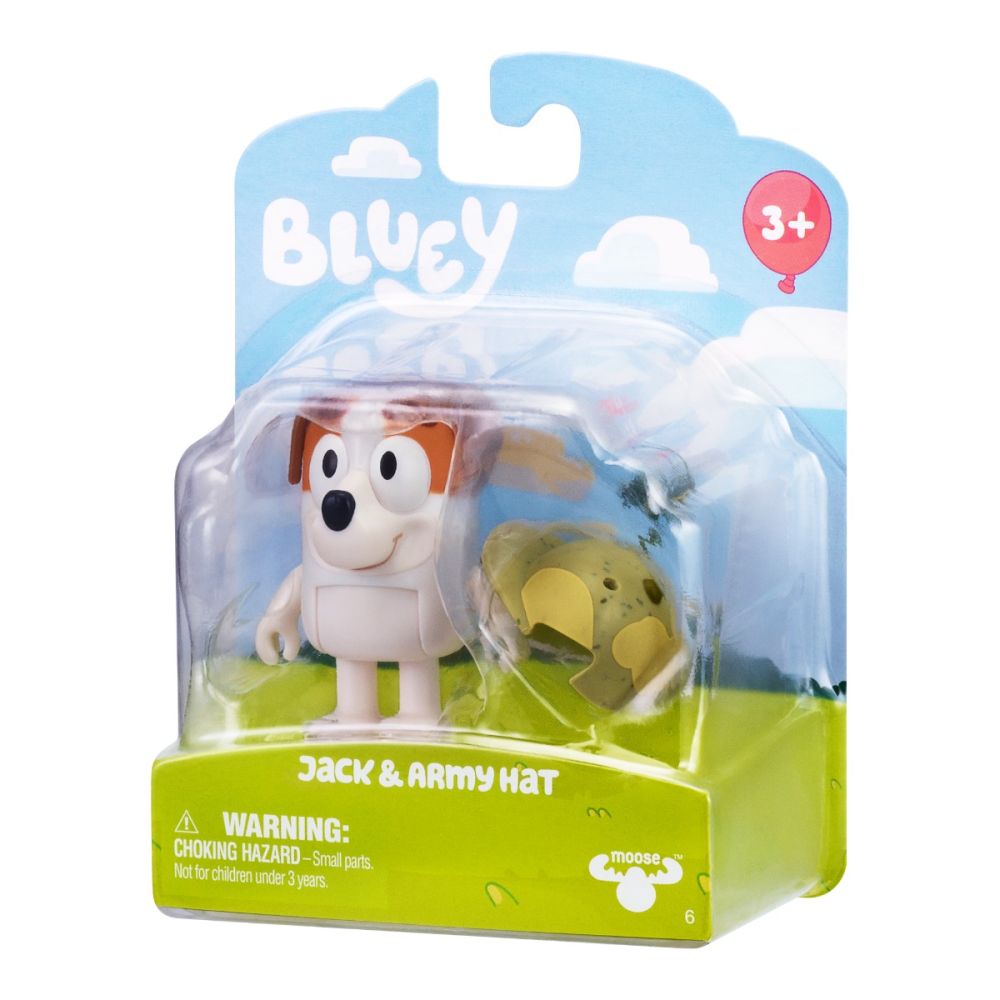 Set figurina, Bluey, Story Starter, Jack si Army Hat