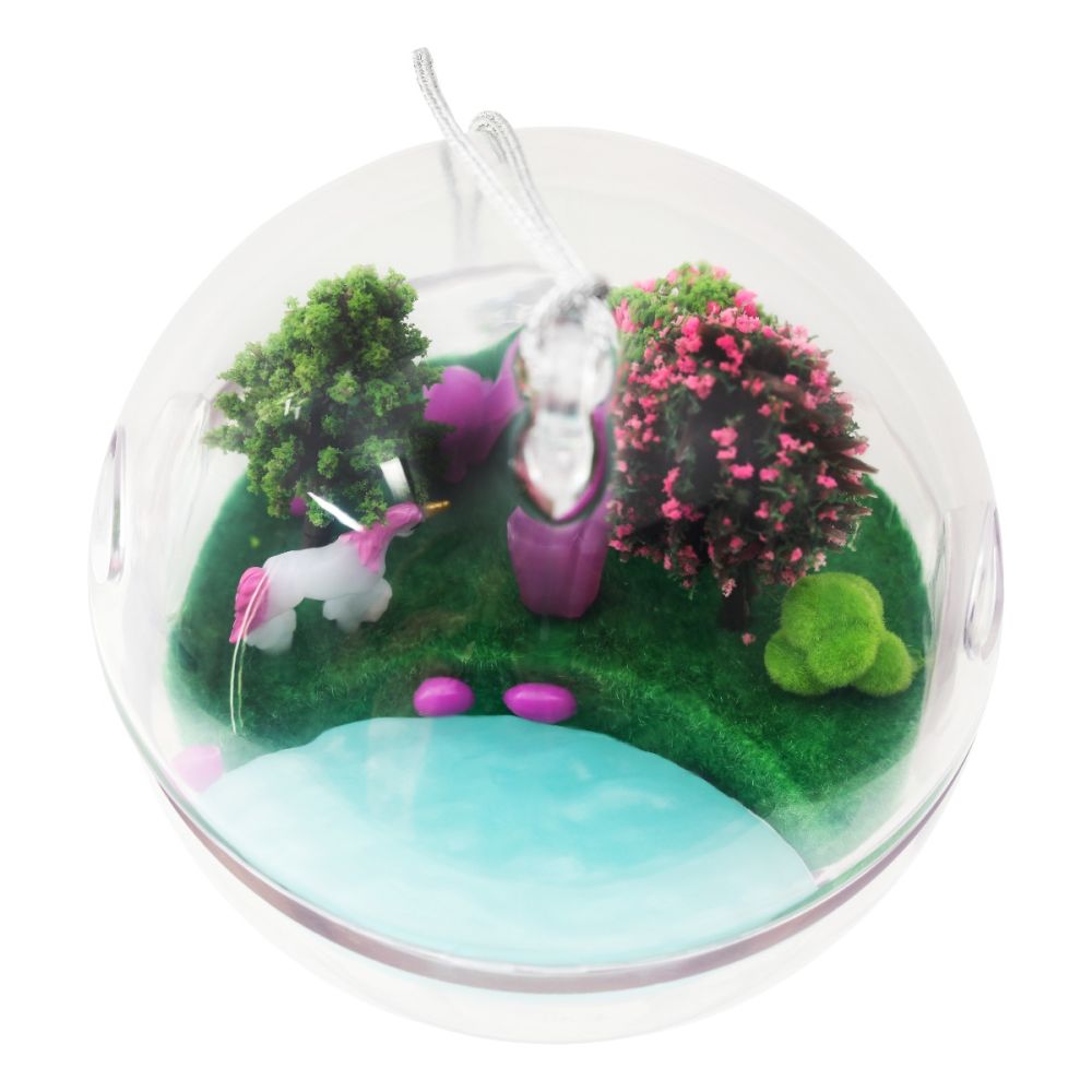 Cutie cu mini surprize pentru creatie, Real Littles, S6, Unicorn Terrarium