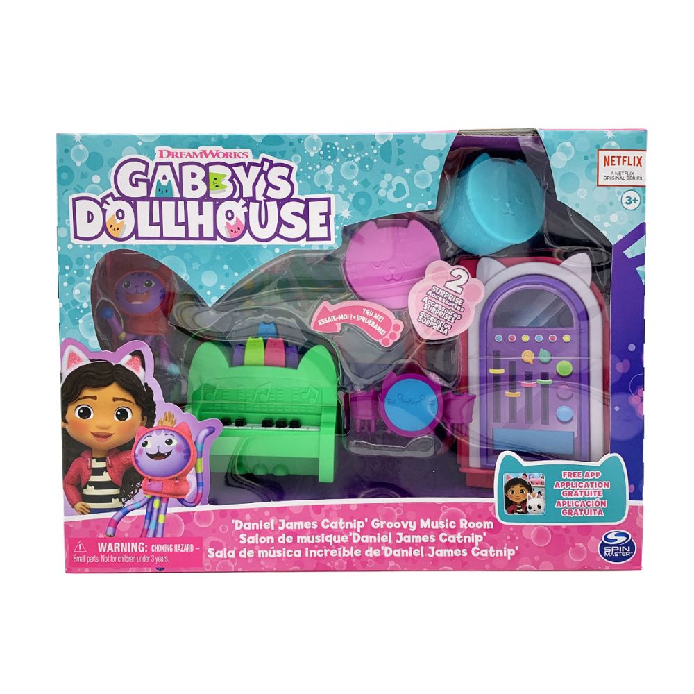 Set de joaca, Camera de muzica a lui Daniel James Catnip, Gabby's Dollhouse, 20133094
