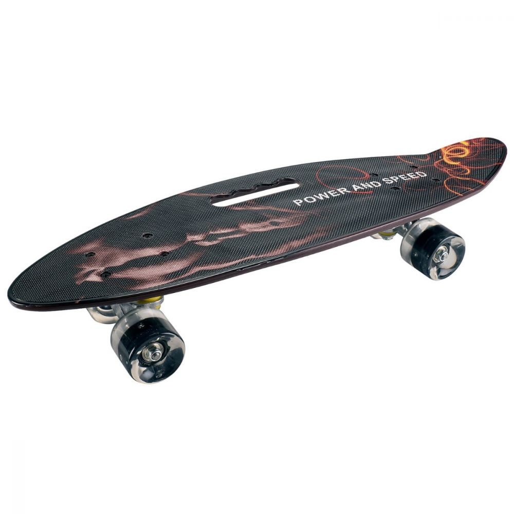 Penny board portabil Action One, ABEC-7 PU, Aluminiu, Power and speed