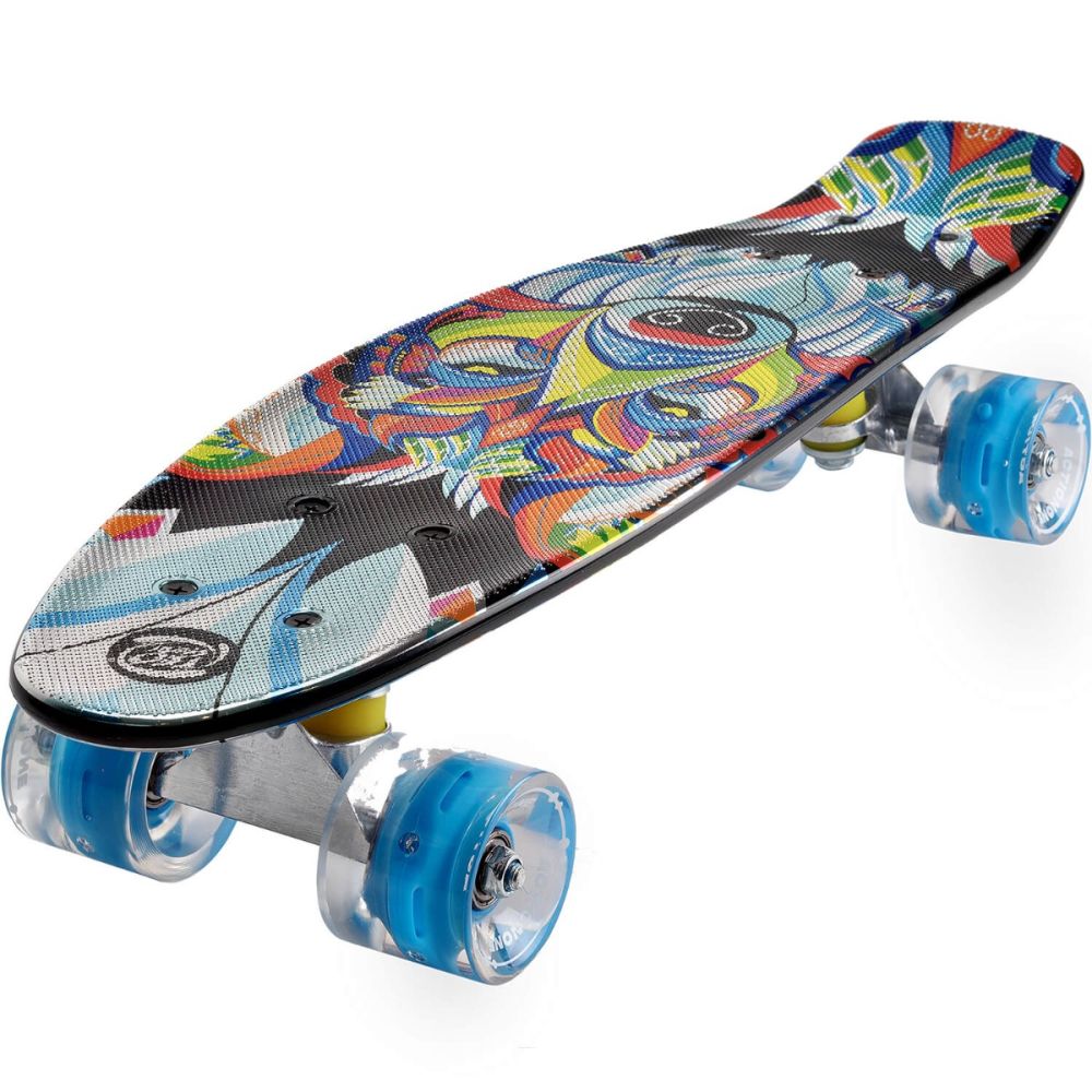 Penny Board Wolf 22, Abec-7, PU, Aluminium Truck, Action One, Multicolor