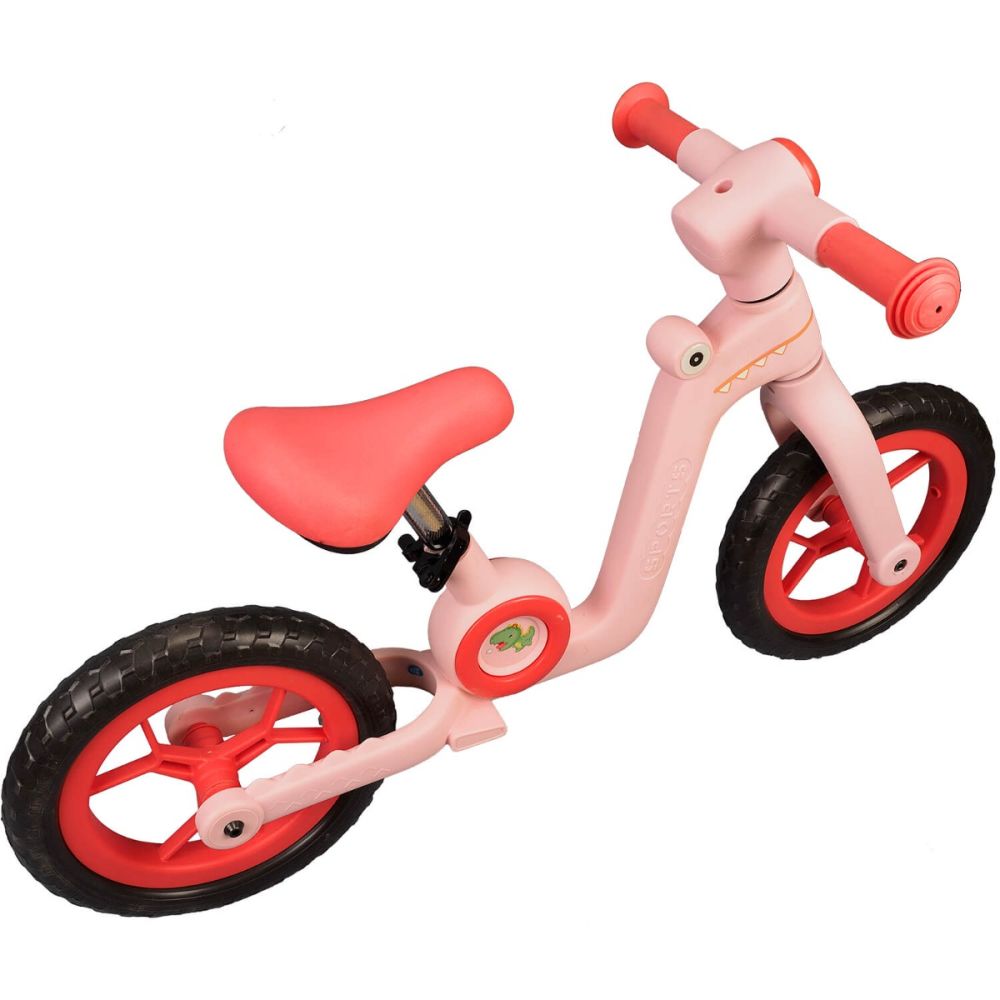 Bicicleta fara pedale, Action One Little Dino, 12 inch, Roz