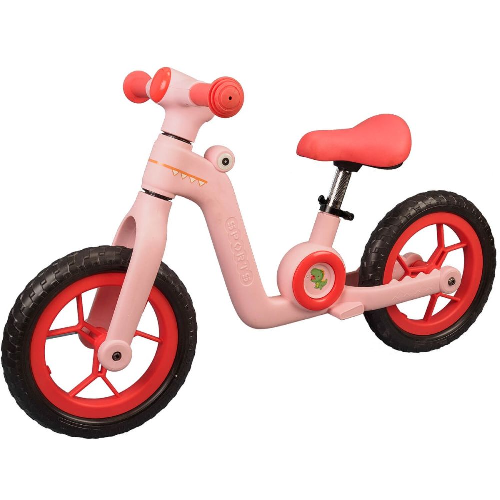 Bicicleta fara pedale, Action One Little Dino, 12 inch, Roz