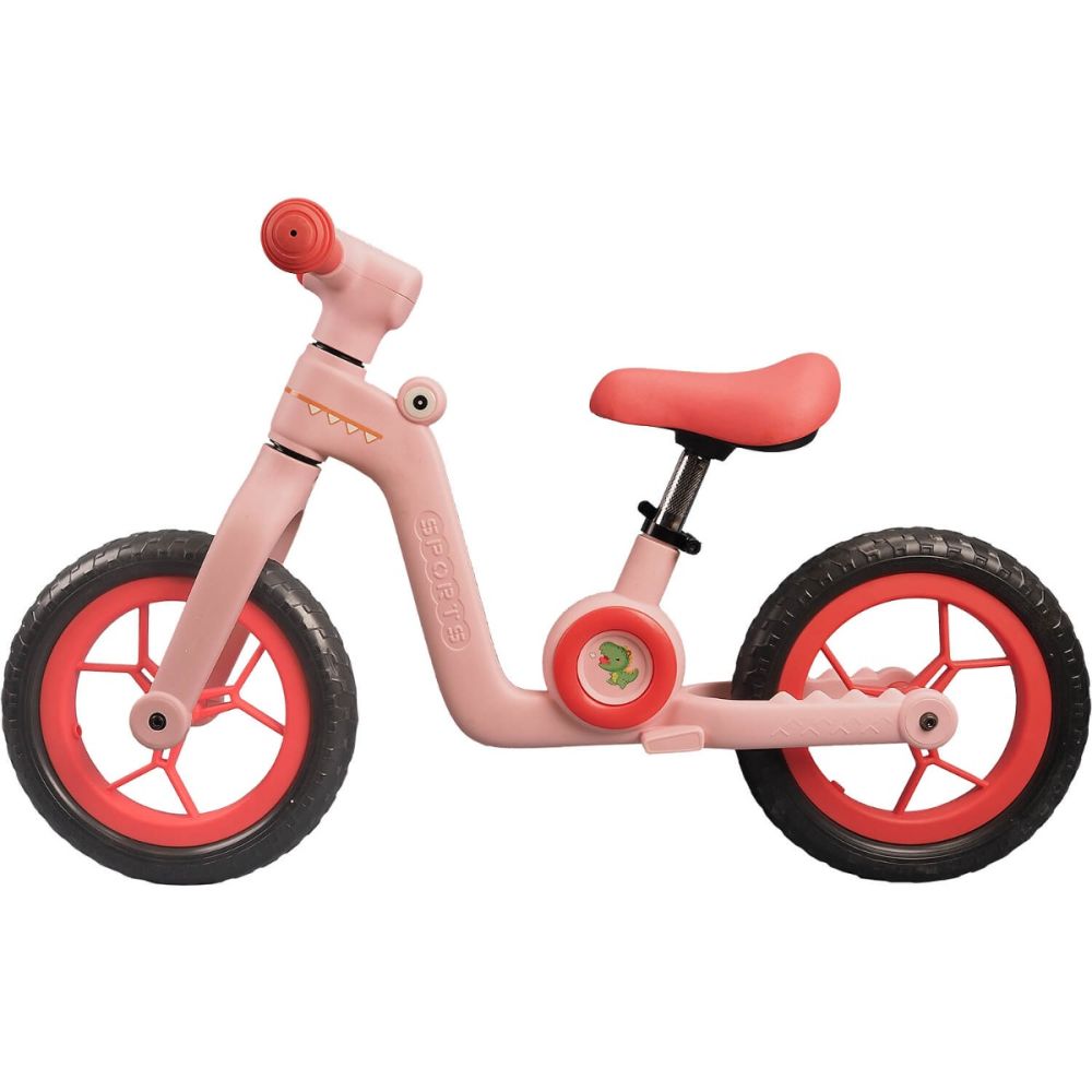 Bicicleta fara pedale, Action One Little Dino, 12 inch, Roz