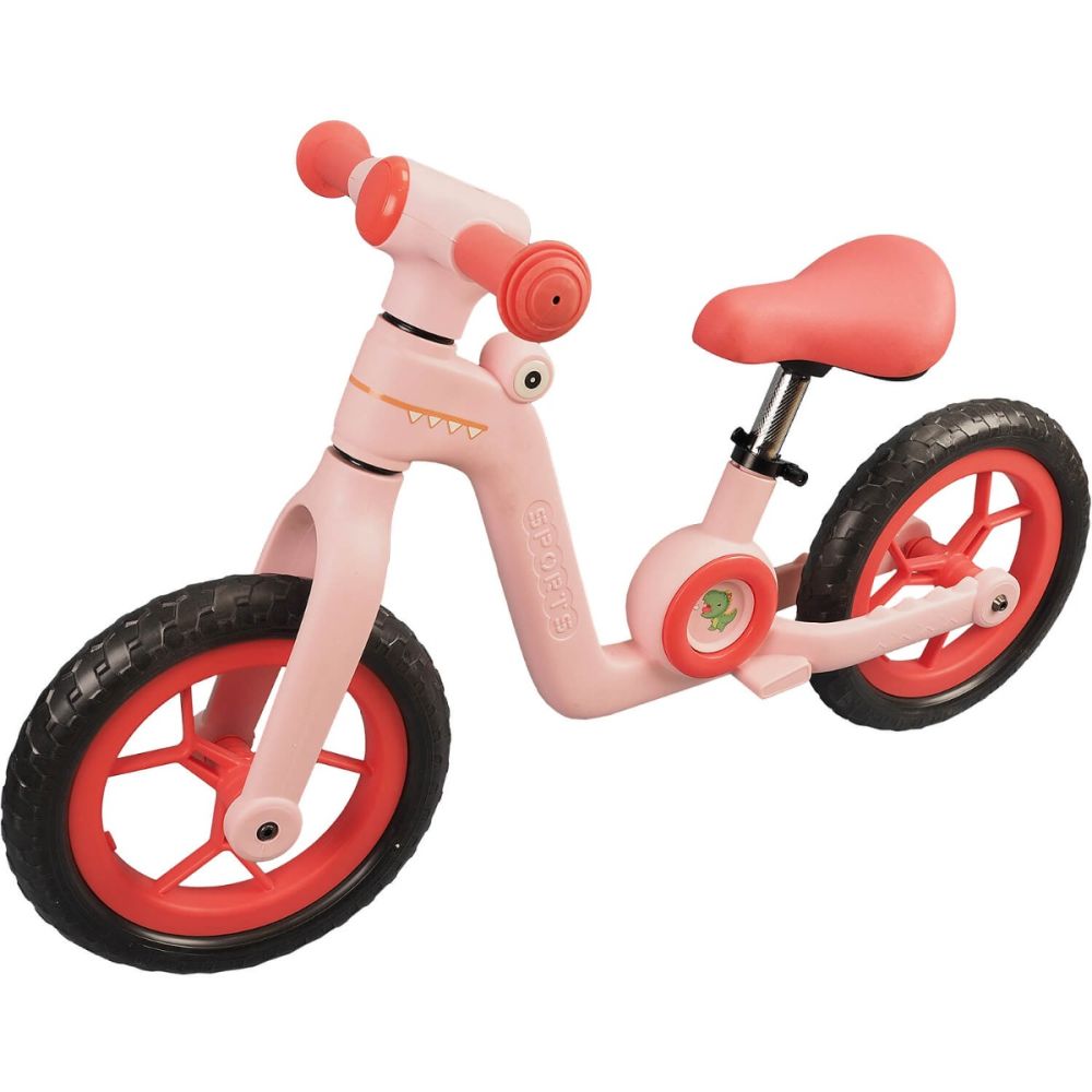 Bicicleta fara pedale, Action One Little Dino, 12 inch, Roz