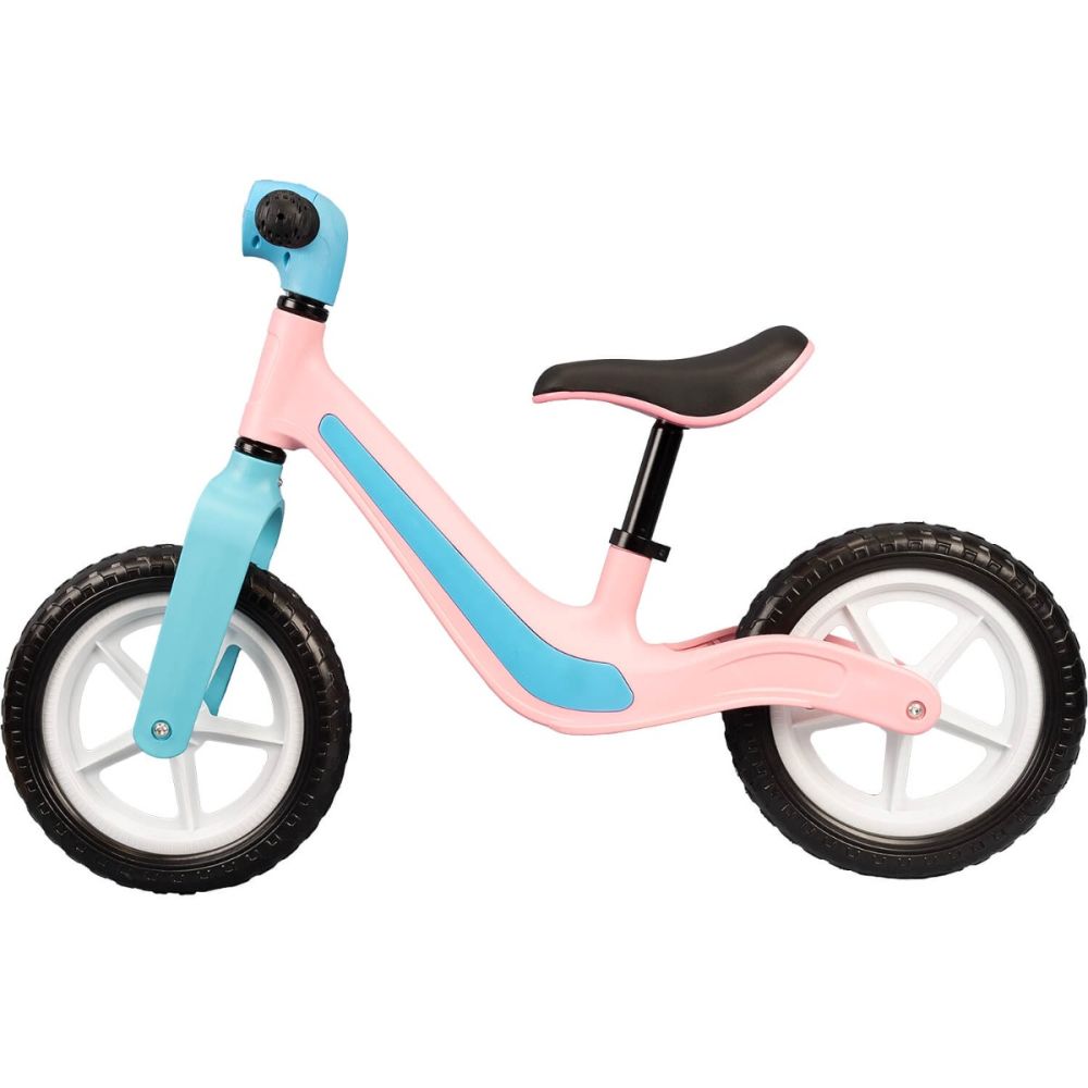 Bicicleta fara pedale cu lumini si muzica Rider, Action One, 12 inch, Roz