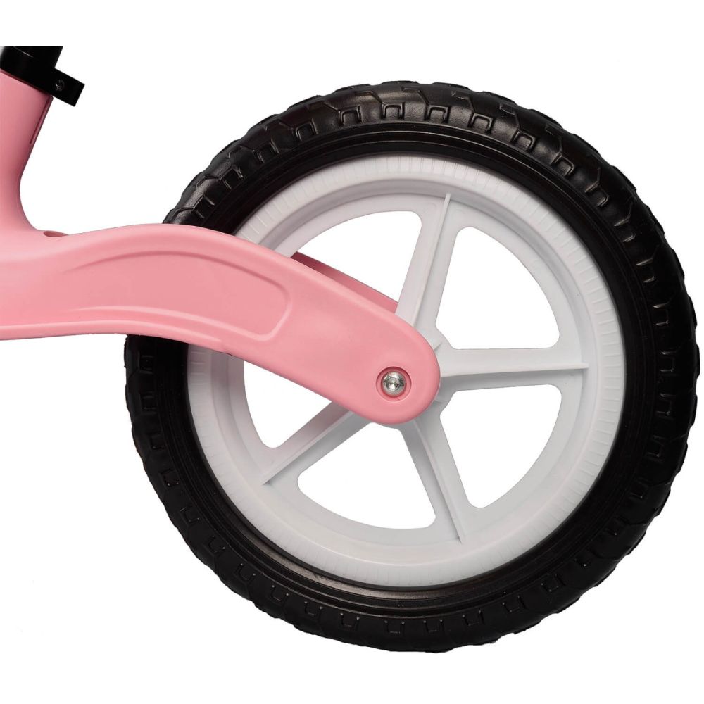 Bicicleta fara pedale cu lumini si muzica Rider, Action One, 12 inch, Roz