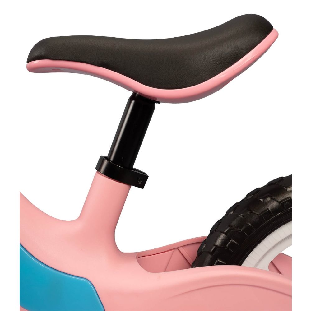 Bicicleta fara pedale cu lumini si muzica Rider, Action One, 12 inch, Roz