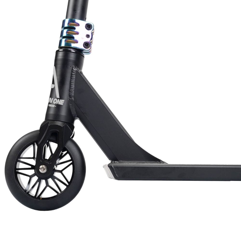 Trotineta Action One, Freestyle Dominator, ghidon inalt 95 cm, platforma lata 56 x 13.5 cm