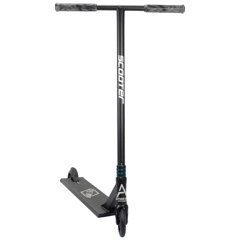 Trotineta Action One, Freestyle Dominator, ghidon inalt 95 cm, platforma lata 56 x 13.5 cm