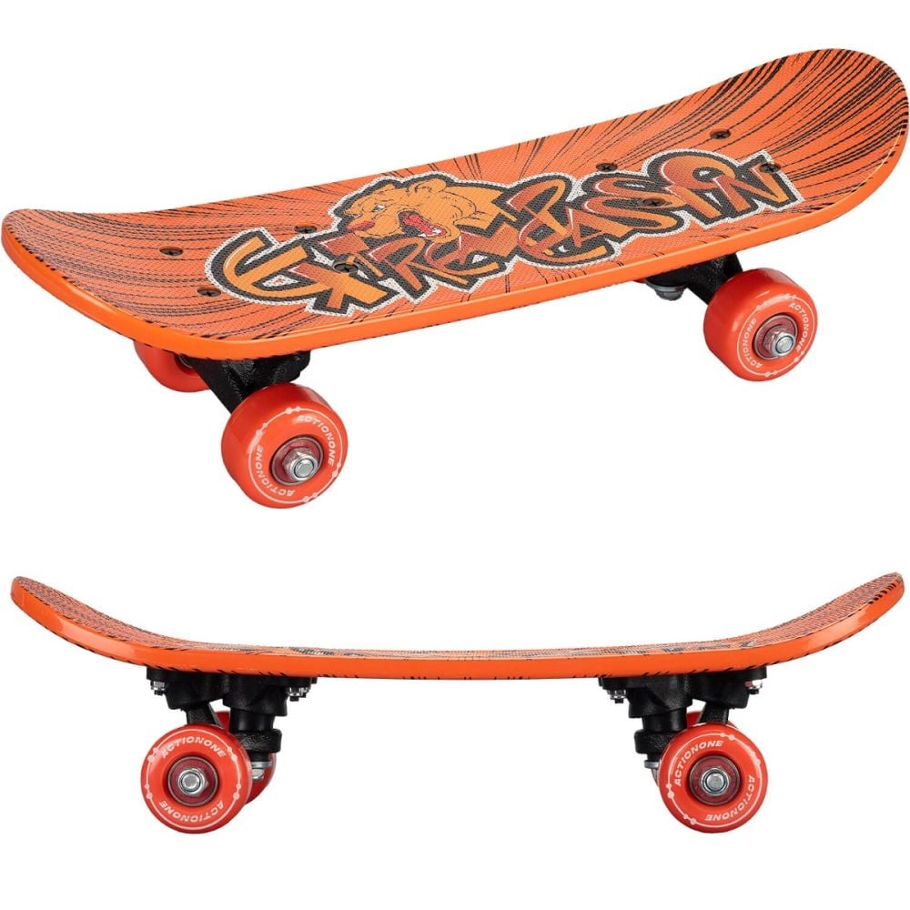 Penny board, Action One, Extreme Passion, print pe ambele fete, 41 x 12 cm, Multicolor