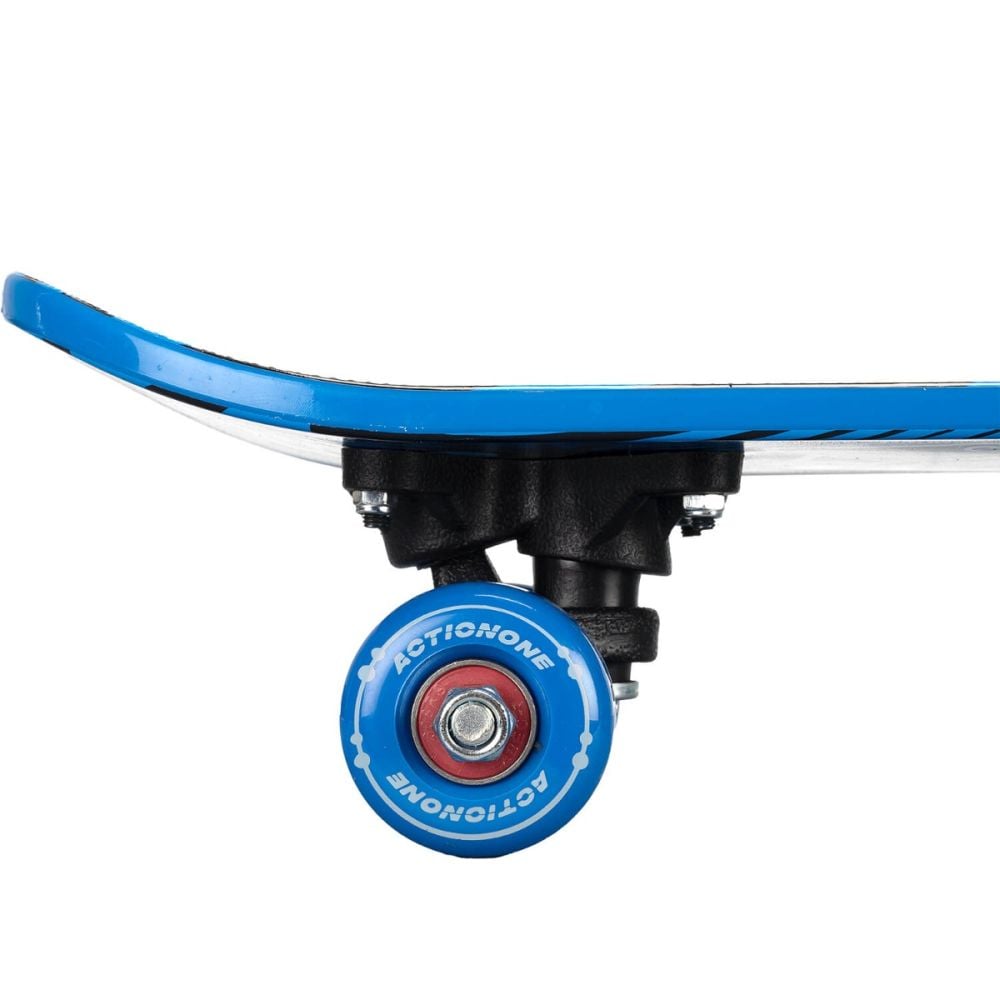 Penny board, Action One, Shark, print pe ambele fete, 41 x 12 cm, Albastru