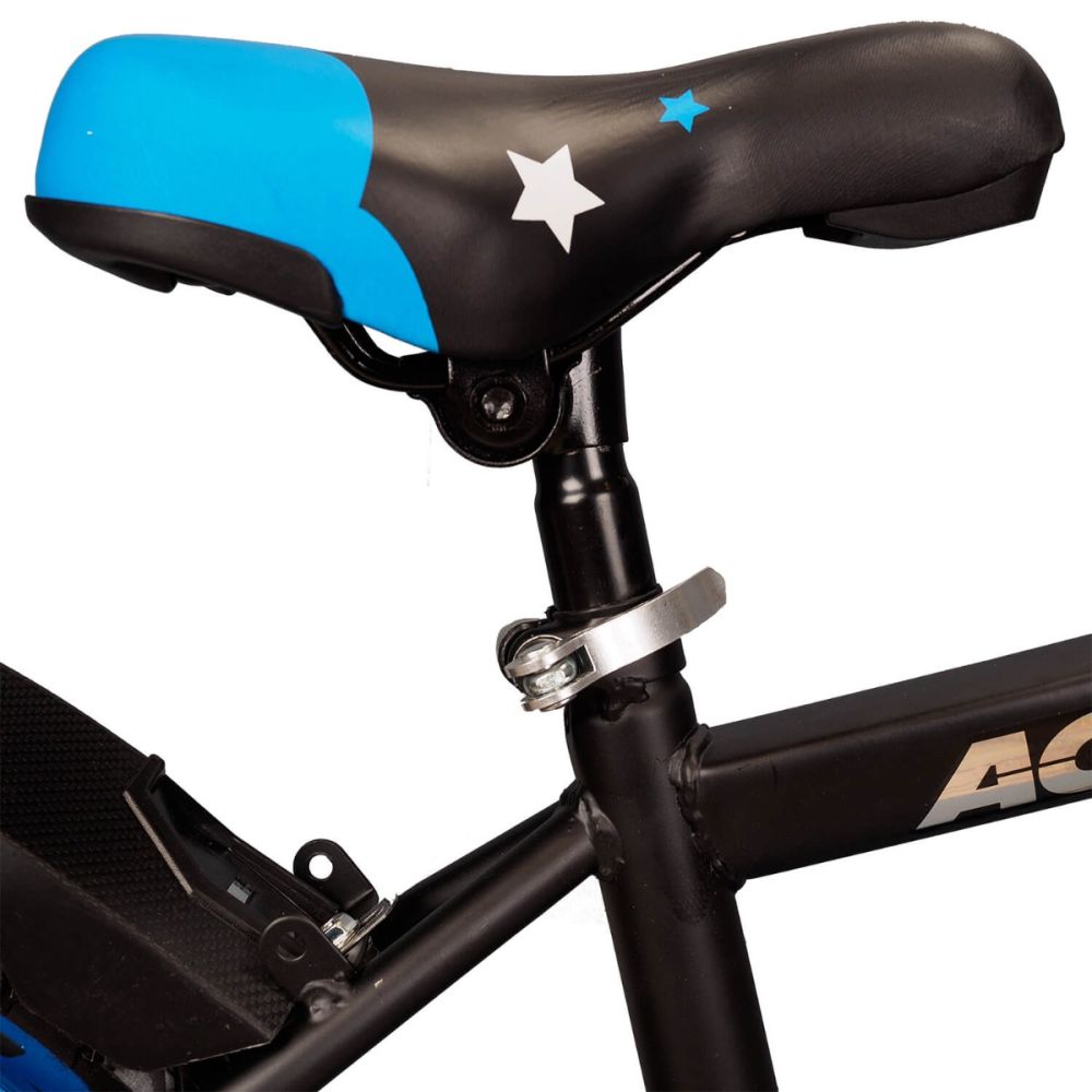 Bicicleta cu roti ajutatoare si bidon pentru apa Nova II, Action One, 18 inch, Albastru