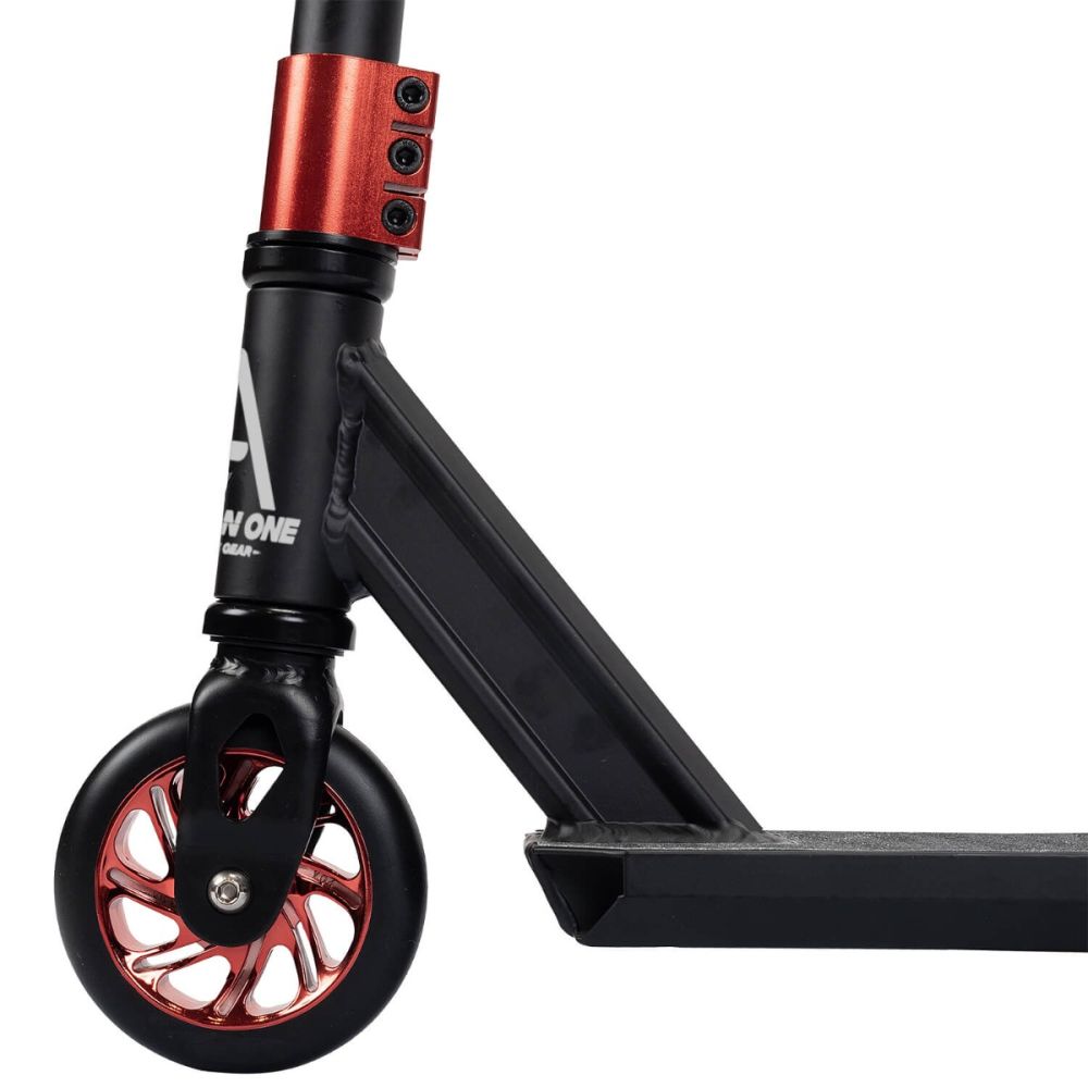 Trotineta Action One, Freestyle Mad, roti si platforma aluminiu, Rosu