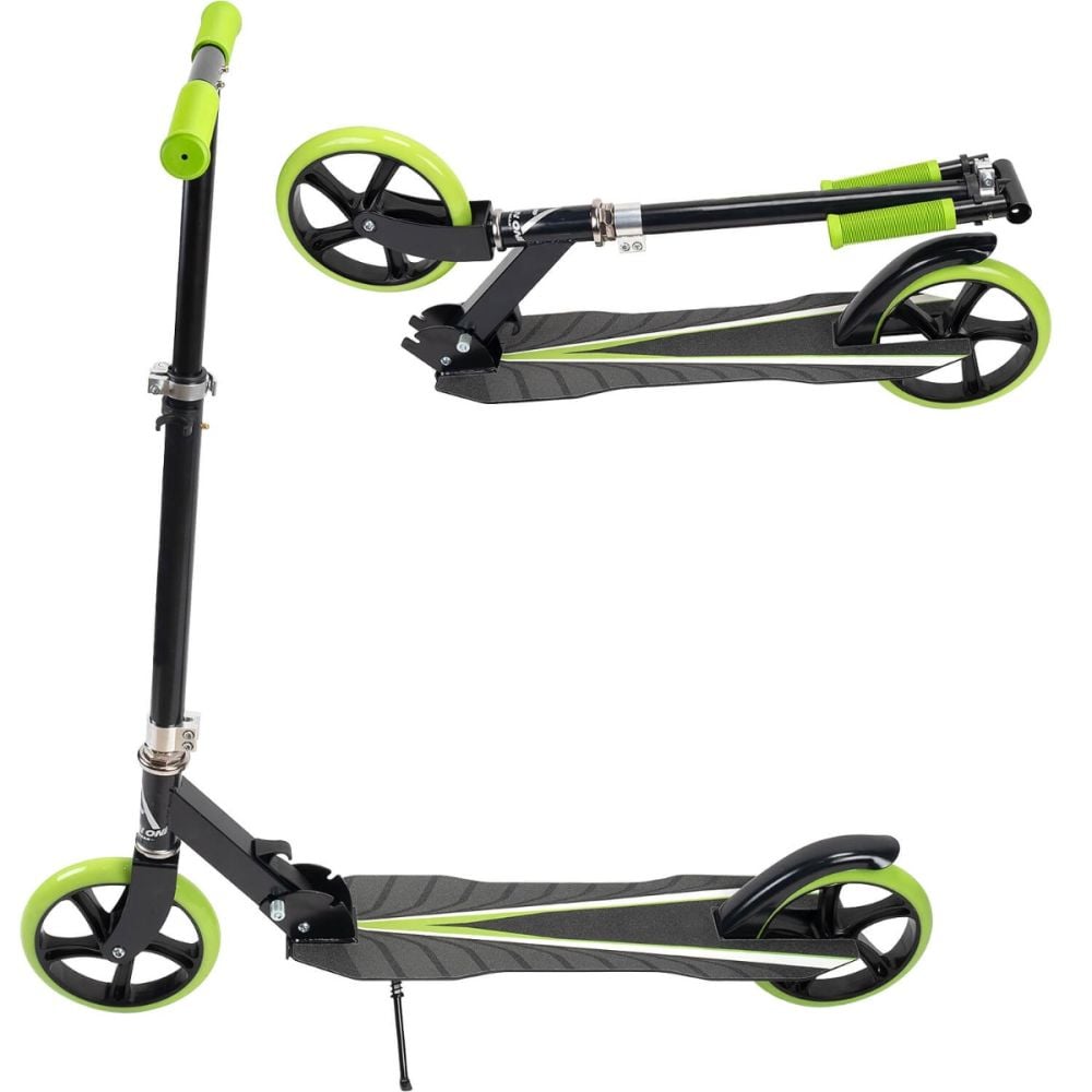 Trotineta pliabila, Action One, Rave, cu cric, roti 200 mm, Verde