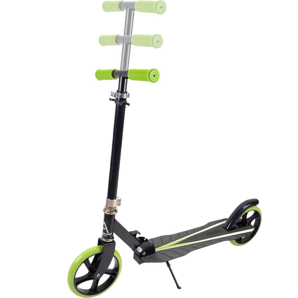 Trotineta pliabila, Action One, Rave, cu cric, roti 200 mm, Verde