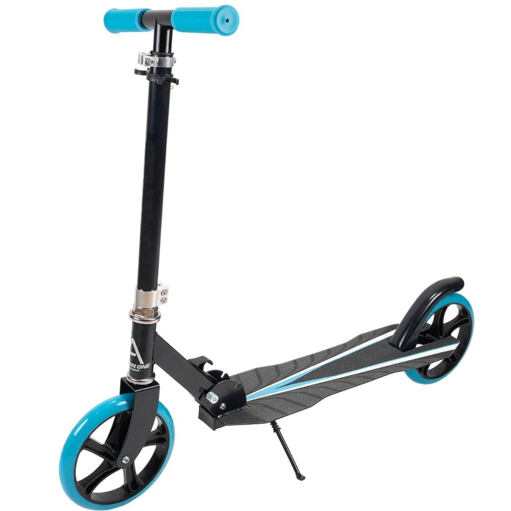 Trotineta pliabila, Action One, Rave, cu cric, roti 200 mm, Albastru