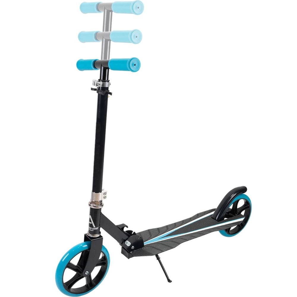 Trotineta pliabila, Action One, Rave, cu cric, roti 200 mm, Albastru