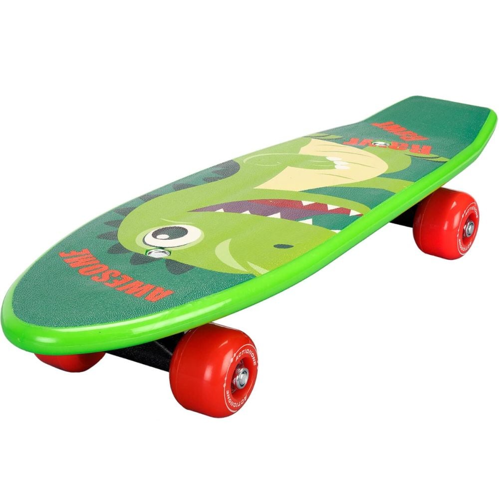 Penny board, Action One, T-Rex, 53 x 14.5 cm, Verde