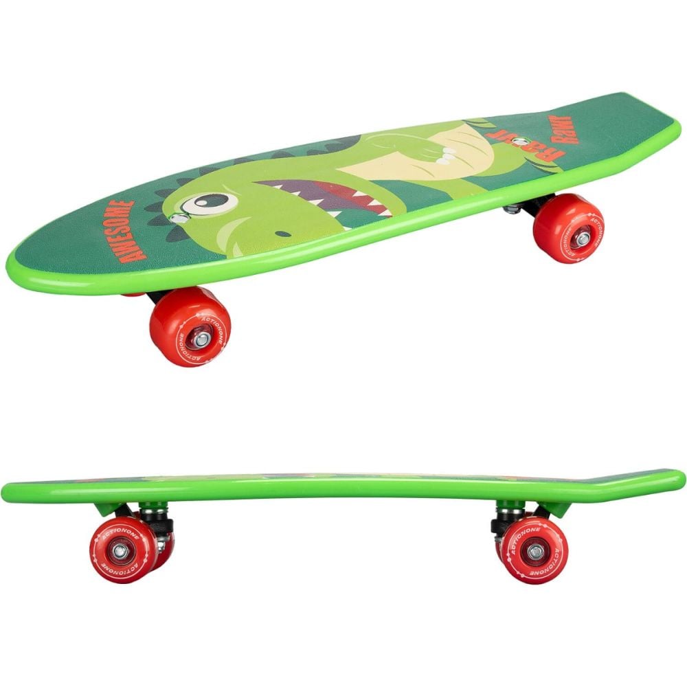 Penny board, Action One, T-Rex, 53 x 14.5 cm, Verde