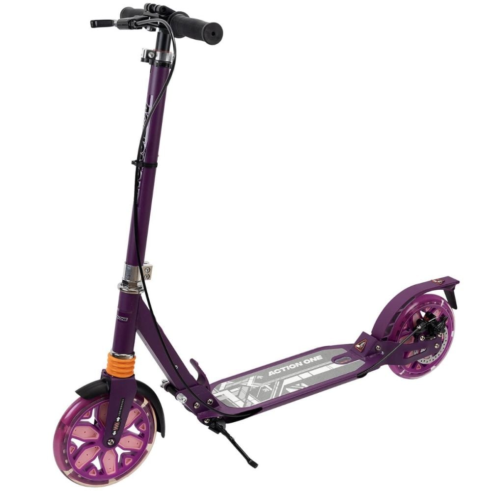 Trotineta Action One Desire, cu doua amortizoare si frana pe disc