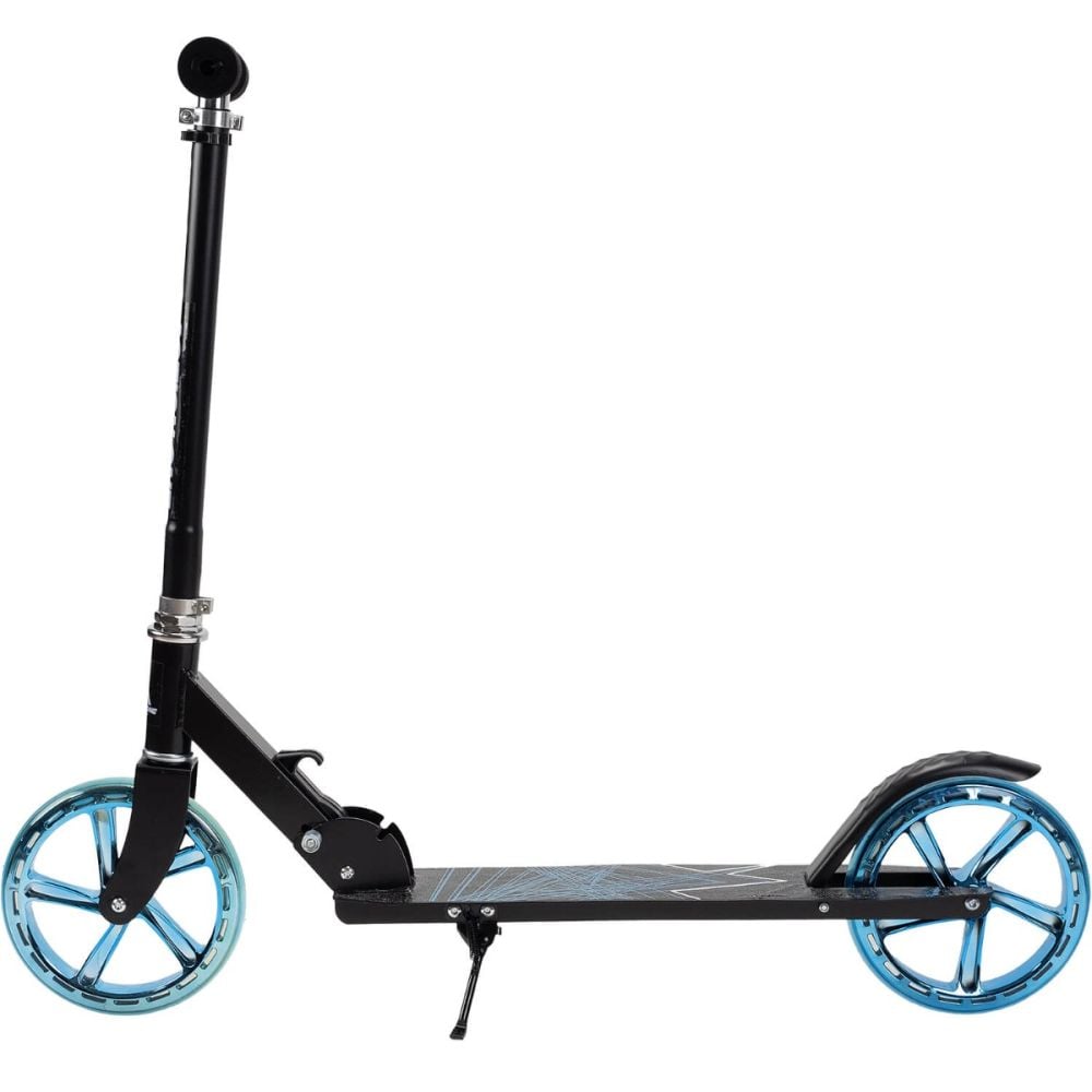 Trotineta pliabila, Action One Flow, cu cric si roti 200 mm, Blue-Negru