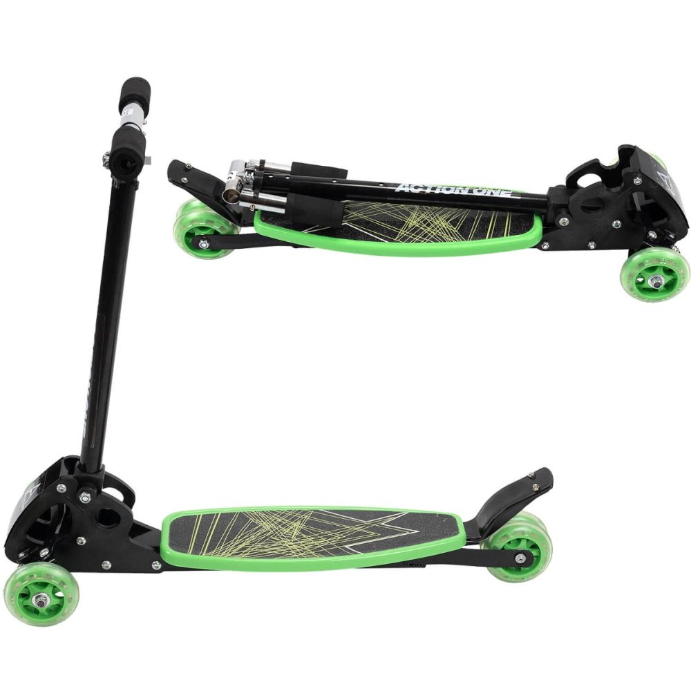 Trotineta cu 4 roti, Action One Rookie, Verde