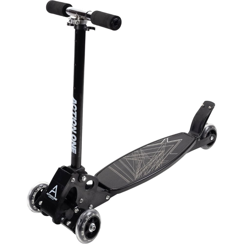 Trotineta cu 4 roti, Action One Rookie, Negru