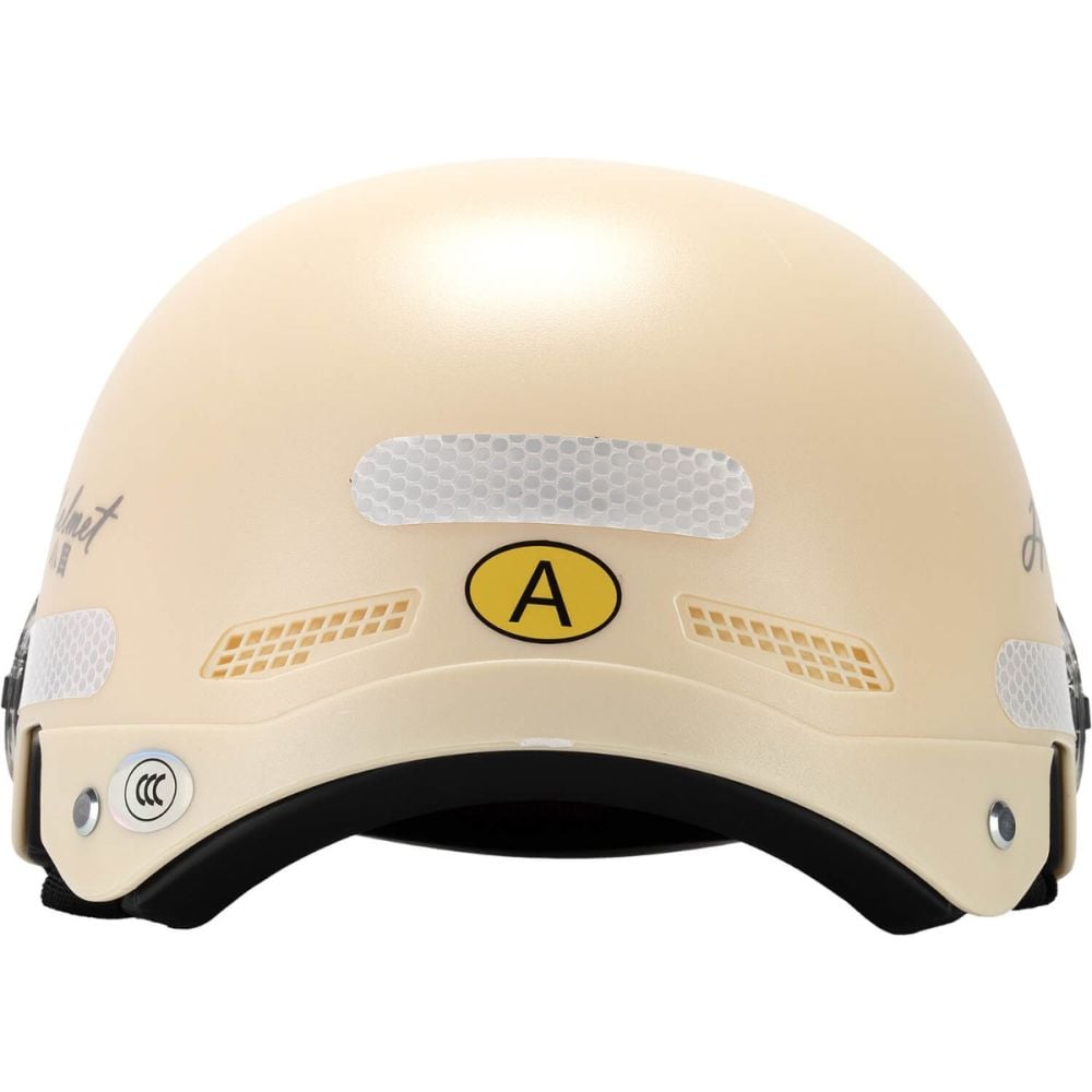 Casca de protectie cu viziera, Action One Jump, reglabila, Crem