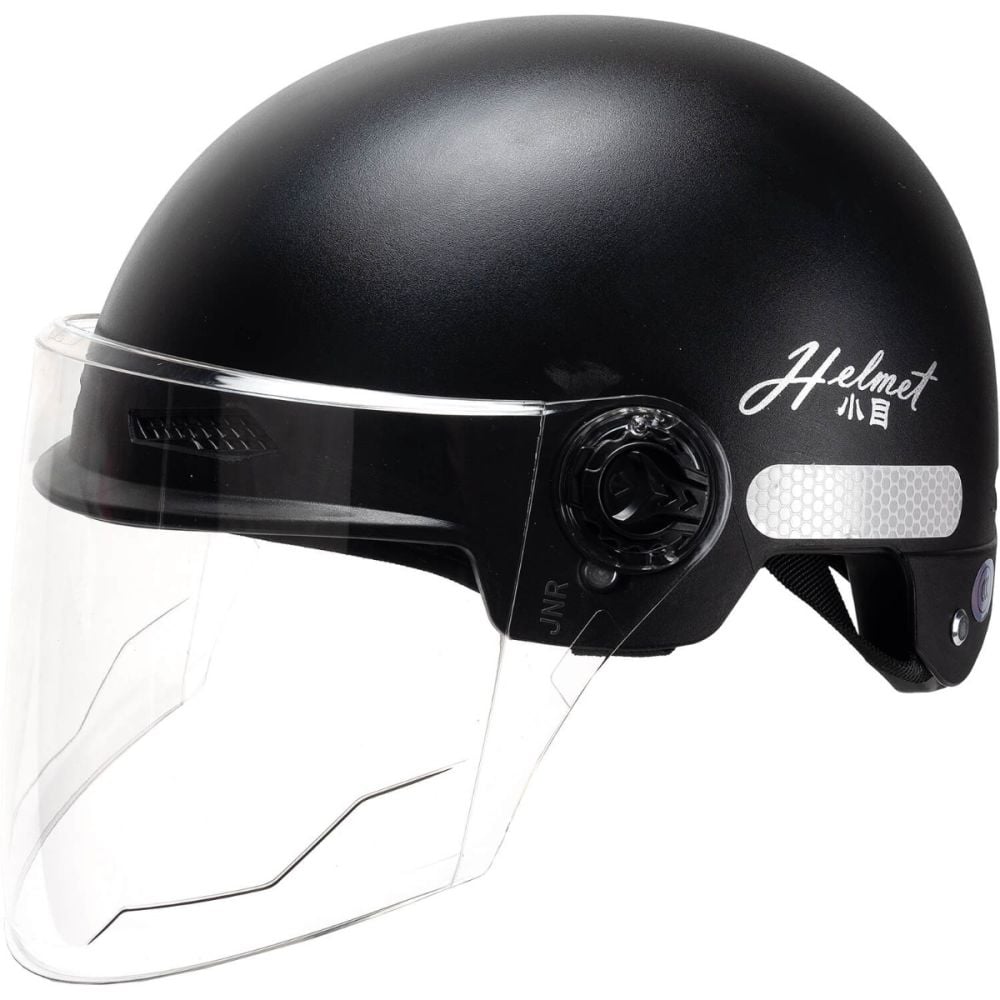 Casca de protectie cu viziera, Action One Jump, reglabila, Negru